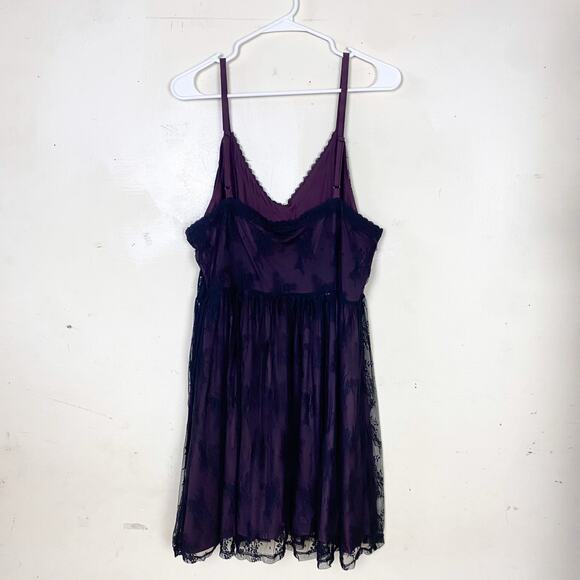 Disturbia Anastasie Stretch Lace Mini Dress Womens 12 Plus Size Goth Fairy Y2K - Picture 6 of 6